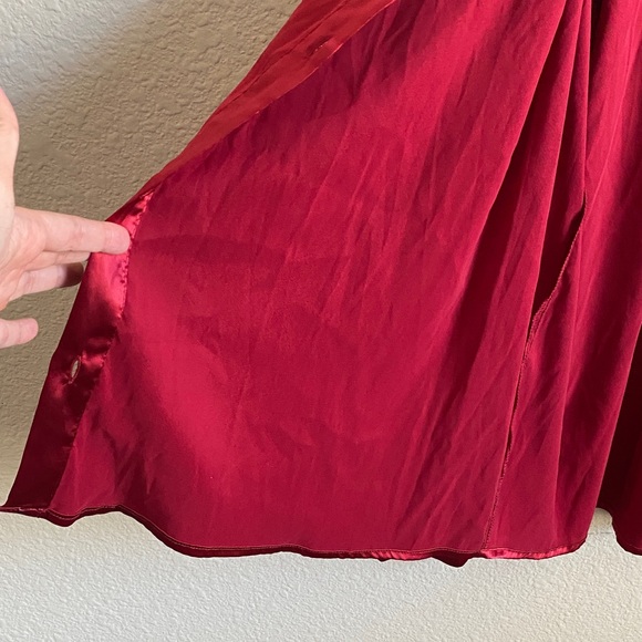 Women’s Chic Good Time Red Button Down Shirt - Picture 13 of 14